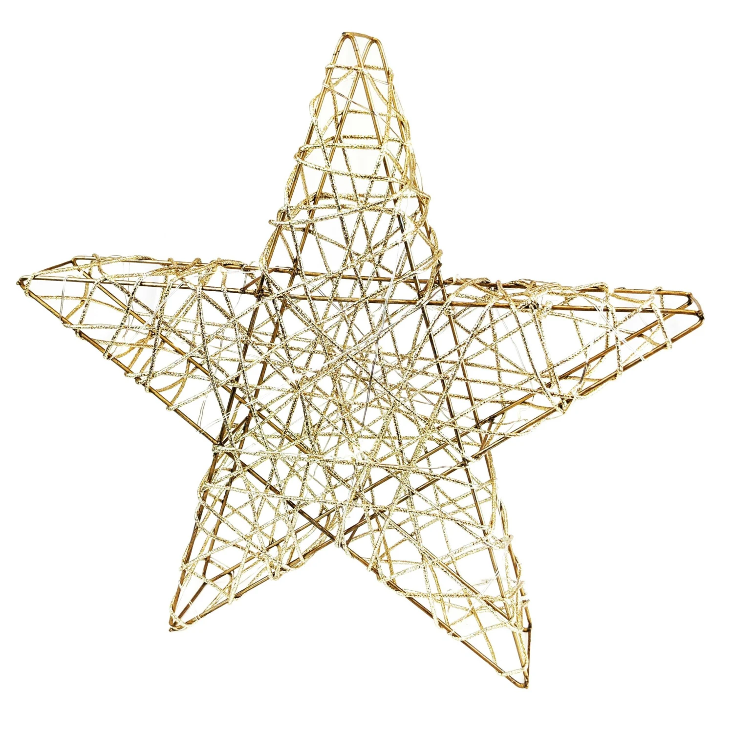 LED Lichterdeko 'Stern' 30 LED-Lichter 30x30x6cm Timerfunktion 1 LED Lichterdeko 'Stern' 30 LED-Lichter 30x30x6cm Timerfunktion