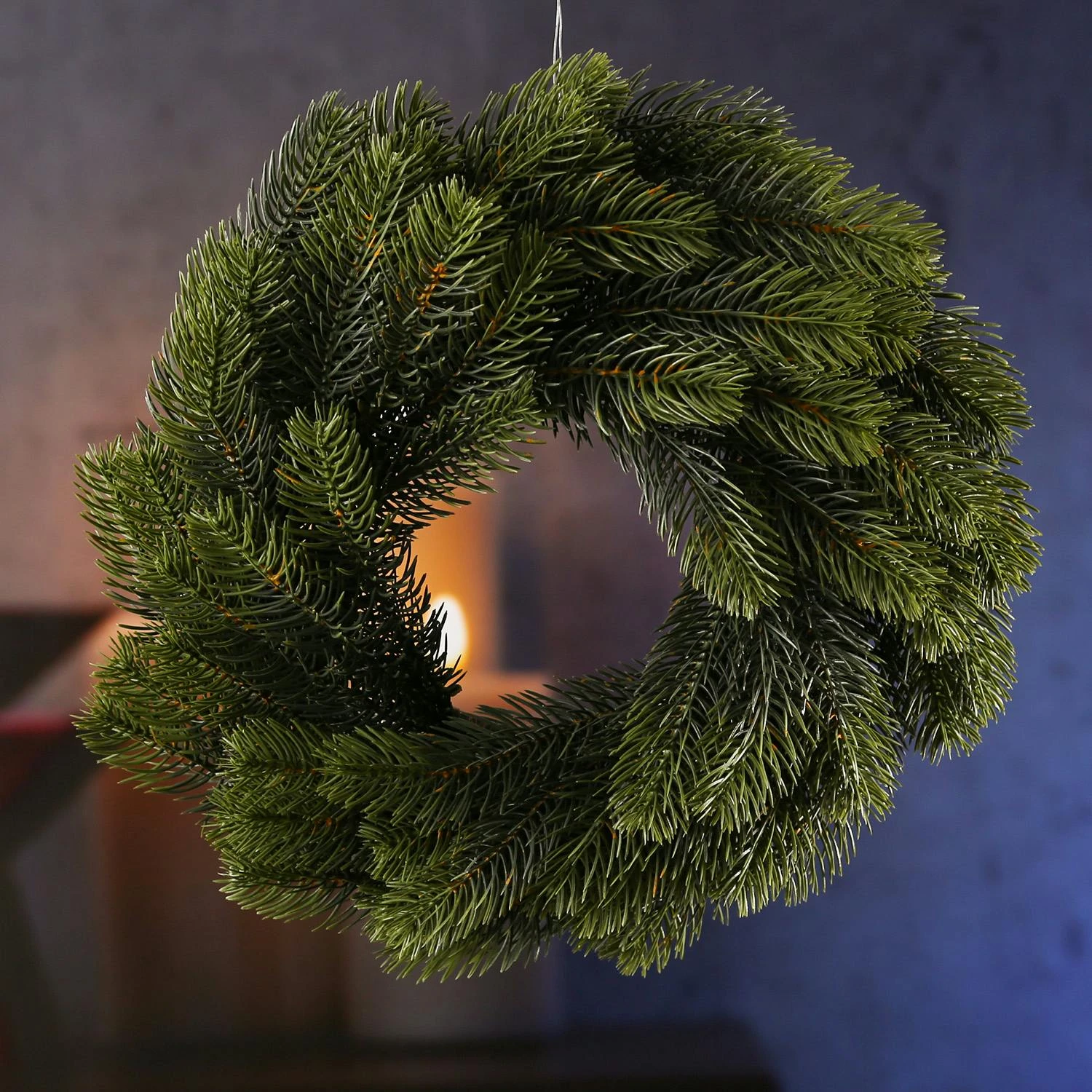 Tannenkranz Türkranz Tischkranz Kunststoff D: 32cm Für Innen Außen Grün 6 Tannenkranz Türkranz Tischkranz Kunststoff D: 32cm Für Innen Außen Grün – Bild 6