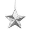 Stern Deko Anhänger Diamanten Optik Ø 21 Cm Mit Band