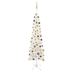 VIDAXL Weihnachtsbaum Schlank Mit LEDs & Kugeln Blau 240 Cm 10 VIDAXL Weihnachtsbaum Schlank Mit LEDs & Kugeln Blau 240 Cm -VIDAXL Store c496262b f456 453d af4c 263ba88604eb 5