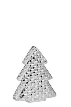 Tannenbaum Stehend Mittel Weboptik Silberglänzend