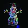 Tarrington House Acryl-Schneemann, Eisen/ PVC, 70 X 36 X 76 Cm, 88 LED, 3.6 W, Mehrfarbig