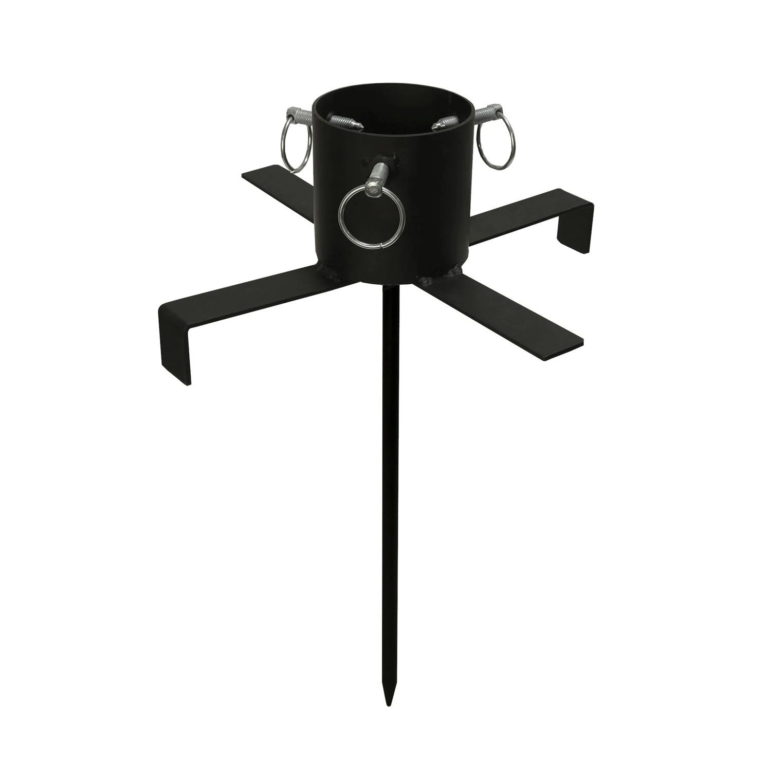 Baumständer Gusseisen Mit Erdspieß Stammdurchmesser 3-9cm H: Bis 2,5m F. Außen 1 Baumständer Gusseisen Mit Erdspieß Stammdurchmesser 3-9cm H: Bis 2,5m F. Außen