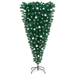 VIDAXL Künstlicher Weihnachtsbaum Umgekehrt LEDs & Kugeln 150 Cm -VIDAXL Store cee348af 9d3f 4757 b049 175f3c6025bd 2
