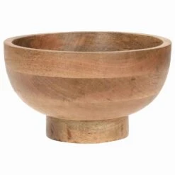 Dekoschale Ø24xH14cm Aus Mangoholz - Naturfarben