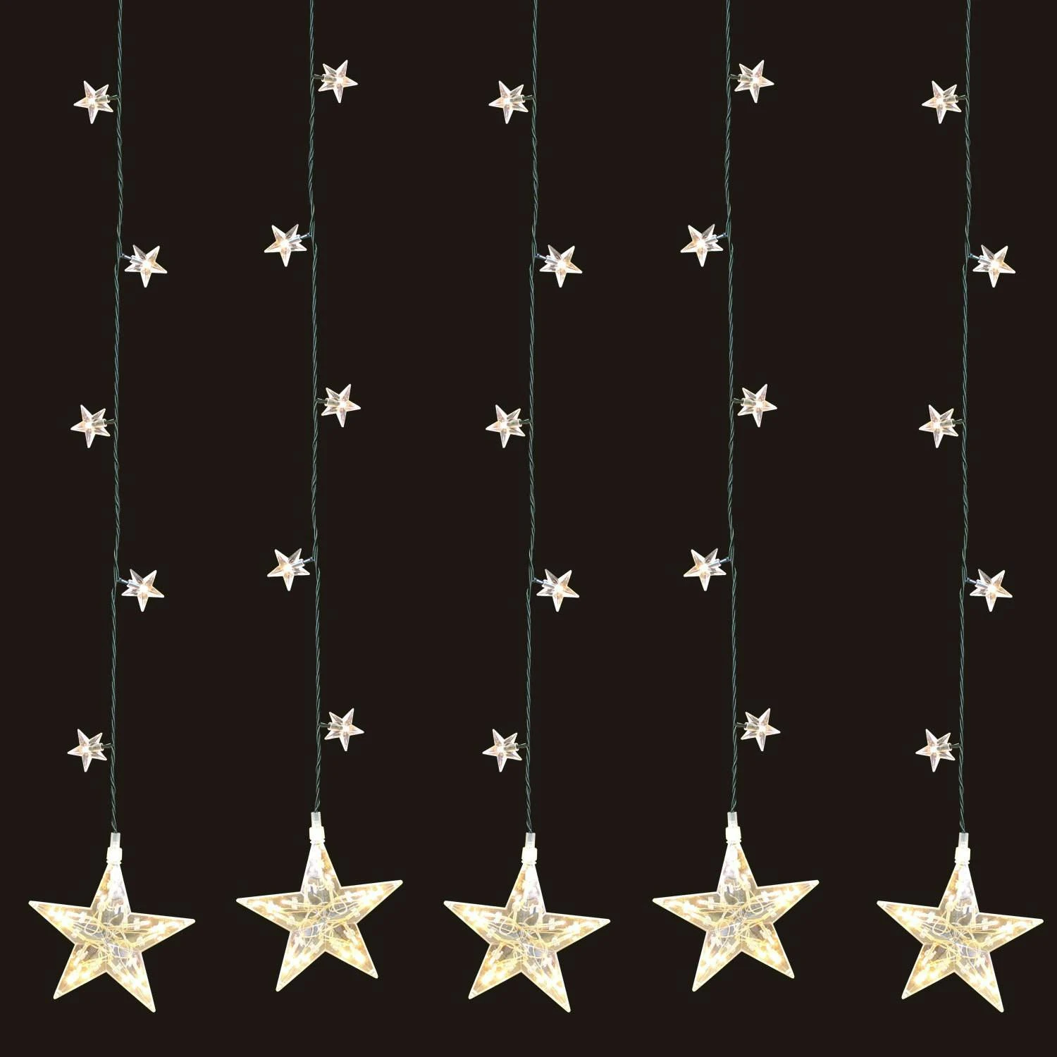 LED Sternenvorhang 100 LED-Lichter / 105x100cm 1 LED Sternenvorhang 100 LED-Lichter / 105x100cm