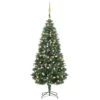 VIDAXL Künstlicher Weihnachtsbaum Mit LEDs & Kugeln 180 Cm