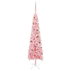 VIDAXL Schlanker Weihnachtsbaum Mit LEDs & Kugeln Blau 180 Cm -VIDAXL Store d544eb7a 833d 44b9 98e2 32a52275bb43 5