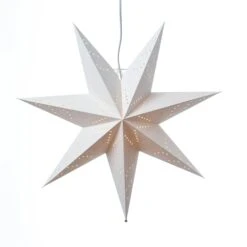 Papierstern Luna Weihnachtsstern Faltstern Leuchtstern D: 50cm Inkl. Kabel Weiß -VIDAXL Store d7c67f82 f9da 4fb6 b83e 34effea48e8b