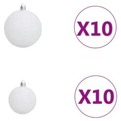 VIDAXL Künstlicher Weihnachtsbaum Mit LEDs, Kugeln & Zapfen 210 Cm -VIDAXL Store d99ffa31 22a6 4068 9513 f1cbc0cb28a0