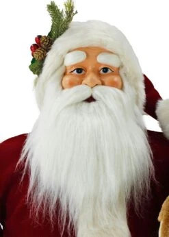 Tarrington House Weihnachtsmann, Figur Aus Stoff, 34 X 56 X 151 Cm, Freistehend Ideal Zur Weihnachtsdekoration -VIDAXL Store da4a17da 707e 46f2 9b61 d9b0e8d3c12a