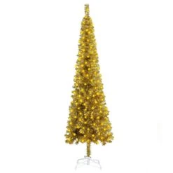 VIDAXL Weihnachtsbaum Schlank Mit LEDs Silbern 150 Cm -VIDAXL Store dcacfbd5 317d 44f4 ad8d 4ba4b735da98
