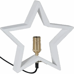 Beleuchtete Weihnachtsdeko Stern Aus Holz Weiß Innenbereich E14 -VIDAXL Store e0d396eb ba67 4559 9027 932081adcd3c
