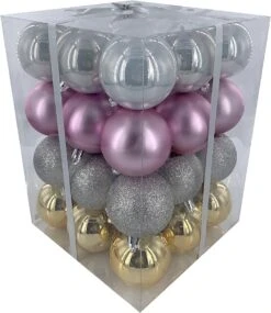 Tarrington House Weihnachtskugeln, Kunststoff, Ø 15 Cm, Gewellt, Glänzend Und Glitzernd, Mehrfarbig, 9 Stück -VIDAXL Store e11e97f8 c277 4989 b90f 88731d5d2b09