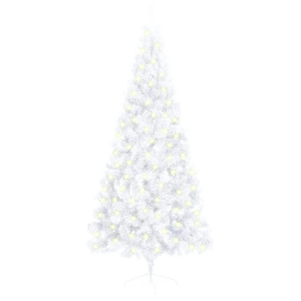 VIDAXL Künstlicher Weihnachtsbaum Mit LEDs & Ständer Grün 180 Cm PET 6 VIDAXL Künstlicher Weihnachtsbaum Mit LEDs & Ständer Grün 180 Cm PET – Bild 6