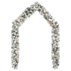 VIDAXL Weihnachtsgirlande Mit LEDs Beschneit Grün 10 M PVC -VIDAXL Store e498b121 02ba 48fc 8a90 1a2521b8aebb 2