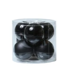 Christbaumkugel Weihnachtskugel Glas D: 8cm Glänzend Matt Dunkelblau 6er Set -VIDAXL Store e5214c96 1132 4ae7 82ed ec98ff2acee4 1