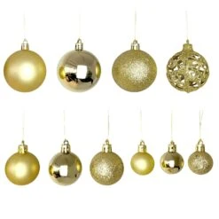 50er Weihnachtskugel-Set Santa Ø3/4/6cm Kunststoff