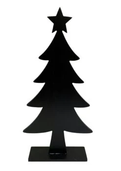 Tarrington House Weihnachtsbaum, Holz, 14 X 5 X 35 Cm, Mit Pailletten, Schwarz/ Gold -VIDAXL Store e8548e86 410a 430f a2e8 eb909f35639d