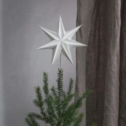 Baumspitze Papierstern Isa Tannenbaumspitze H: 33cm Weihnachtsdeko Weiß -VIDAXL Store e8f9a2d7 23a5 434d 813a ae9aa8a5e3c8