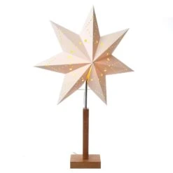 Papierstern Luna Weihnachtsstern Leuchtstern H: 75cm E14 Fassung Inkl.Kabel Weiß -VIDAXL Store e8fa5243 a507 4915 b2eb 89e3eebfdb06