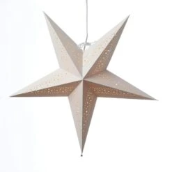 Papierstern Luna Weihnachtsstern Faltstern Leuchtstern D: 50cm Inkl. Kabel Weiß -VIDAXL Store eac806de 7ece 48e2 aea1 7dec02b8c910 2