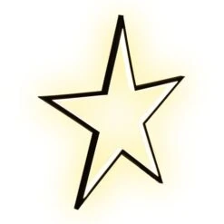 Raburg Outdoor Weihnachtsstern, 240 LEDs In WARMWEISS, Ca. 54 Cm Hoch, Mit Stabilen Bodenspießen, 5 M Stromkabel