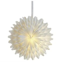 Papierstern Weihnachtsstern Faltstern D: 50cm Dekostern Fensterschmuck Weiß Gold -VIDAXL Store ef9c32a1 45cf 48dc 8b09 792b923d893d 3