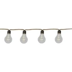 LED Lichterkette Jutta 10 Glühbirnen Mit Je 3 LED L: 225cm Batterie Indoor