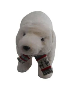 Tarrington House Eisbär, Laufend, Polyfoam/Stoff, 54 X 24 X 30 Cm, Weiß