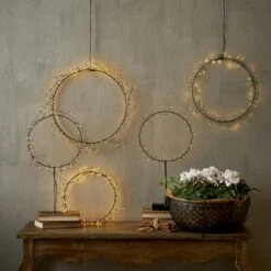 LED Kranz Draht Stehend Tischkranz Leuchtkranz Dekokranz 95LED H: 43cm Für Innen -VIDAXL Store f86c3c4d 9a8b 4d68 b64b b07914dd8b1d