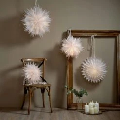 Papierstern Eisblume Weihnachtsstern Faltstern 50cm Dekostern Leuchtstern Weiß -VIDAXL Store fa3c7c16 84f7 4ae7 ad34 301e7af6ec6c