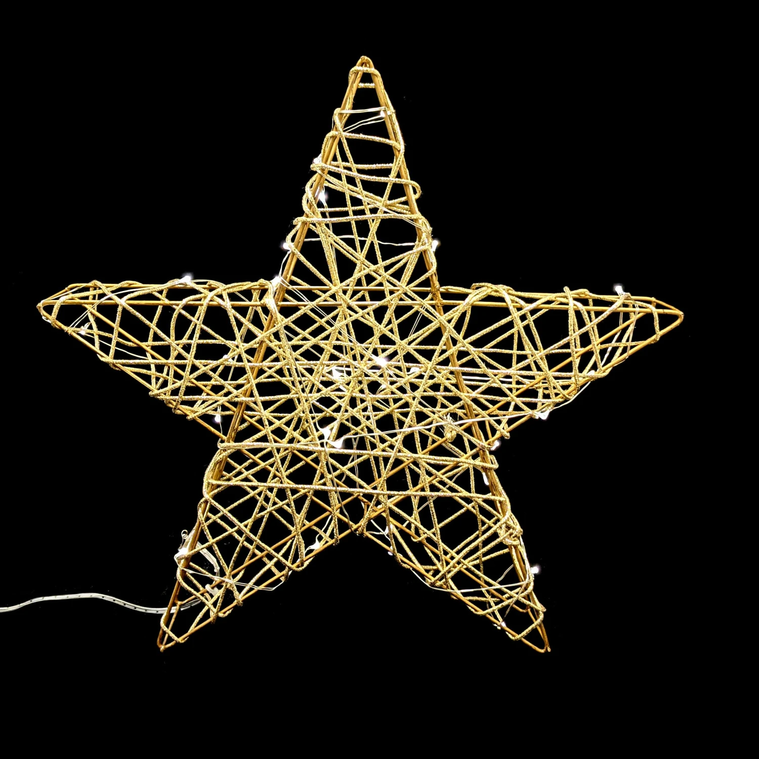 LED Lichterdeko 'Stern' 30 LED-Lichter 30x30x6cm Timerfunktion 7 LED Lichterdeko 'Stern' 30 LED-Lichter 30x30x6cm Timerfunktion – Bild 7