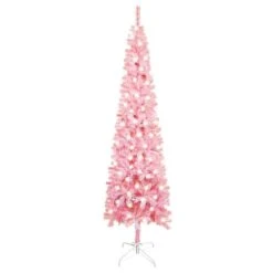 VIDAXL Weihnachtsbaum Schlank Mit LEDs Schwarz 180 Cm -VIDAXL Store fd68d73b ea84 441e b23f 048094ec6648