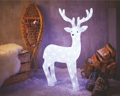 Tarrington House LED-Acryl Rentier, 70 X 25 X 102 Cm, 136 LED, 10 W, Kaltweiß 6 Tarrington House LED-Acryl Rentier, 70 X 25 X 102 Cm, 136 LED, 10 W, Kaltweiß – Bild 6