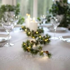 LED Tannengirlande Weihnachtsgirlande Beleuchtet 1,4m Timer Batterie Für Außen -VIDAXL Store fe24ba4a e9bb 484e ad5c 0fe61cb59f5f